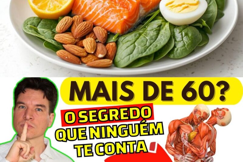 Você sabia que a partir dos 60 anos seu corpo pode perder até 10 por cento da massa muscular por década de forma silenciosa. Essa perda silenciosa, chamada sarcopenia, é a principal responsável por quedas, fragilidade e pela perda da sua independência. Mas a ciência traz uma notícia animadora. Você não precisa aceitar isso como parte natural do envelhecimento. Descubra agora os 10 alimentos poderosos que agem como combustível para reconstruir seus músculos e devolver a força que você achava ter perdido para sempre. Clique abaixo e transforme sua saúde hoje mesmo.