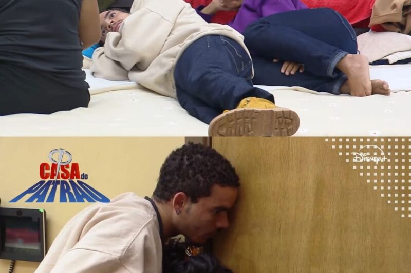 Vivão, Morena e Nataly ouvem conversa dos rivais atrás da porta
