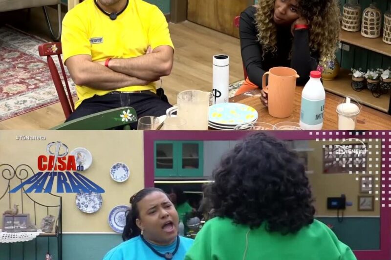Nataly e Sheila batem boca na cozinha do Trampo e trocam insultos: ‘Jiló’