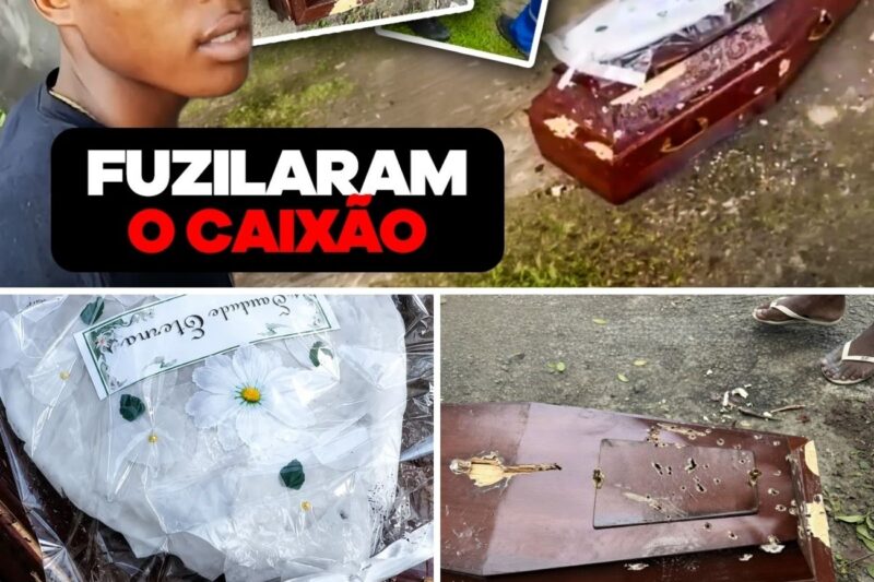 O ABSURDO NÃO TEM FIM: FACÇÃO RIVAL NÃO RESPEITA NEM O LUTO E PIPOCO ROLA SOLTO DURANTE ENTERRO DE JOVEM DE 17 ANOS NA REGIÃO METROPOLITANA DE SALVADOR; CRIMINOSOS ENCAPUZADOS ATIRAM EXCLUSIVAMENTE CONTRA A URNA FUNERÁRIA PARA DAR RECADO DE PODER E DEIXAM PARENTES EM PÂNICO NO MEIO DOS TÚMULOS.