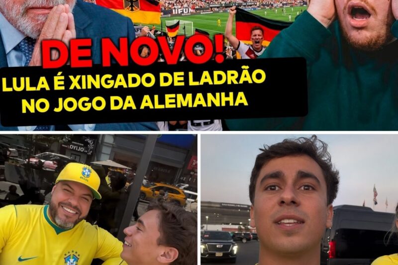 DE NOVO! Lula é XINGADO de ladrão no jogo da Alemanha e Cazé TV tenta esconder