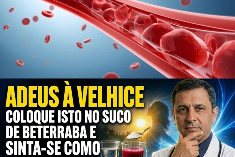 Tem mais de 60 Anos? Adicione este ÚNICO ingrediente ao suco de beterraba e dobre o efeito do fluxo
