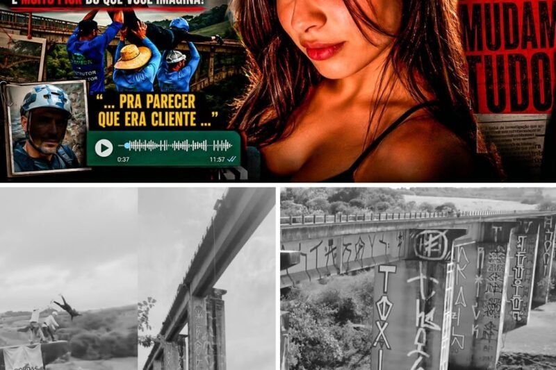 NEGLIGÊNCIA CRIMINOSA NA PONTE: Instrutores ignoram segurança de Maria Eduarda, escondem equipamentos e fogem disfarçados após queda livre fatal