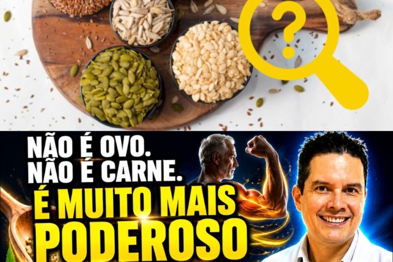 TEM MAIS DE 75 ANOS? ESTA SEMENTE ESQUECIDA PODE FORTALECER SEUS MÚSCULOS MELHOR QUE OVOS