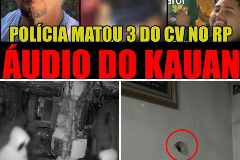 BOPE EXECUTA TRÊS EX-MILICIANOS QUE PULARAM PRO COMANDO VERMELHO E SÍTIO DO CARANGUEJO VIRA CENÁRIO DE GUERRA APÓS ÁUDIO VAZADO DE KAUAN