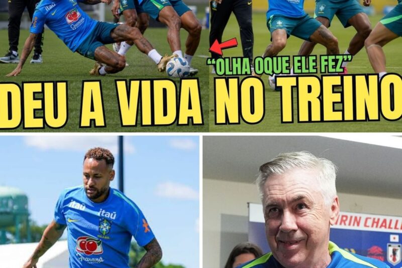 Como a Intensidade Assustadora de Neymar nos Treinos Mudou o Clima da Seleção e Impressionou Ancelotti