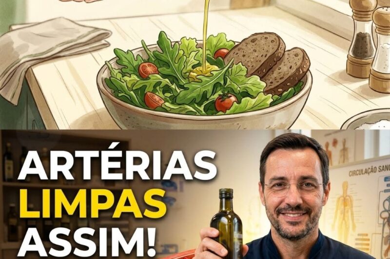 ALERTA MÉDICO: O Óleo Secreto que “Fura” Placas de Gordura e Salva Suas Artérias do Infarto (Você Já Tem na Cozinha!)