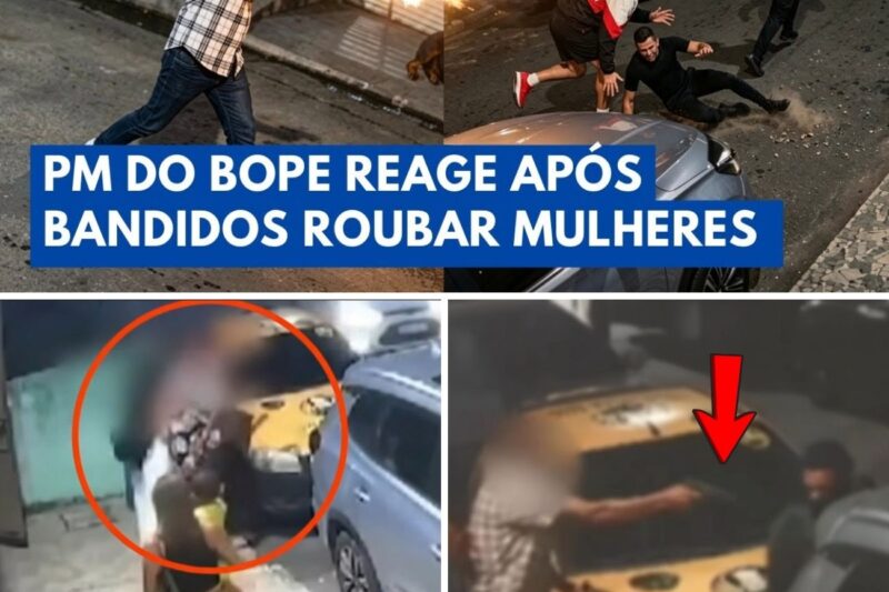 “Pelo amor de Deus, eles iam matar o meu bebê e levar tudo da nossa família!” Criminosos armados atacaram mãe indefesa na rua com extrema violência, mas o inferno terminou para os bandidos quando o pai, um policial caveira do BOPE, reagiu com tiros certeiros, matou um assaltante e botou o resto para correr!