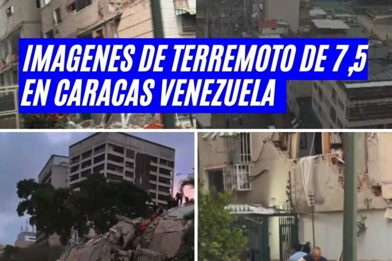 “SOCORRO, O CHÃO TREMEU MUITO FORTE E O PRÉDIO VAI CAIR EM CIMA DE MIM!” Temor terrível abala as estruturas de Caracas destruindo o aeroporto principal da cidade e provocando um recuo assustador e misterioso do mar na costa que deixou a população em pânico total.