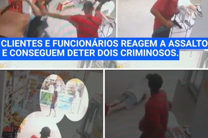 “SOCORRO, ELES VÃO ME MATAR AQUI DENTRO!” Três bandidos armados invadiram uma adega em São Paulo para cometer um roubo violento, mas os funcionários descobriram que a arma era de brinquedo, partiram para cima com facão, iniciaram uma briga generalizada brutal e detiveram a dupla em flagrante