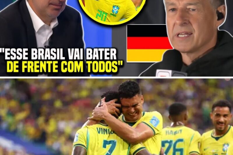 “MEU DEUS, EU NÃO CONSIGO ACREDITAR NO QUE ESTÃO FALANDO DA NOSSA SELEÇÃO!” A mídia argentina e o ex-técnico Jürgen Klinsmann rasgaram elogios ao Brasil após a goleada de 3 a 0 sobre a Escócia, enquanto a própria imprensa brasileira insiste em criticar o desempenho lento do time de Carlo Ancelotti e o peso histórico de Vinícius Júnior na Copa do Mundo.