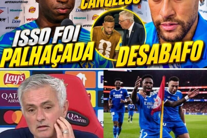 MOURINHO CANCELA RENOVAÇÃO DE VINI JR ! NEYMAR FAZ FORTE DESABAFO E MAIS