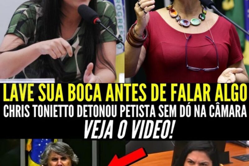 MASSACRE NA CÂMARA! CHRIS TONIETTO ESCRACHA PETISTA QUE DEFENDIA BANDIDO E ESCANCARA HIPOCRISIA DA ESQUERDA