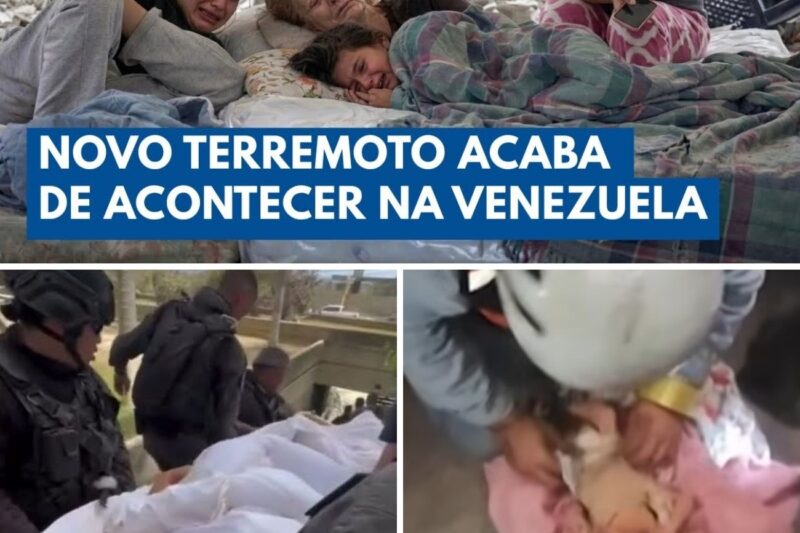 “MEU DEUS, SOCORRO! NÃO CONSIGO FALAR COM NINGUÉM, NÃO TEM LUZ NEM SINAL DE CELULAR!” Novo terremoto de magnitude 4,8 atinge a Venezuela após abalos anteriores devastadores, deixando mais de 74 mil desaparecidos e corpos nas ruas em estado de decomposição.