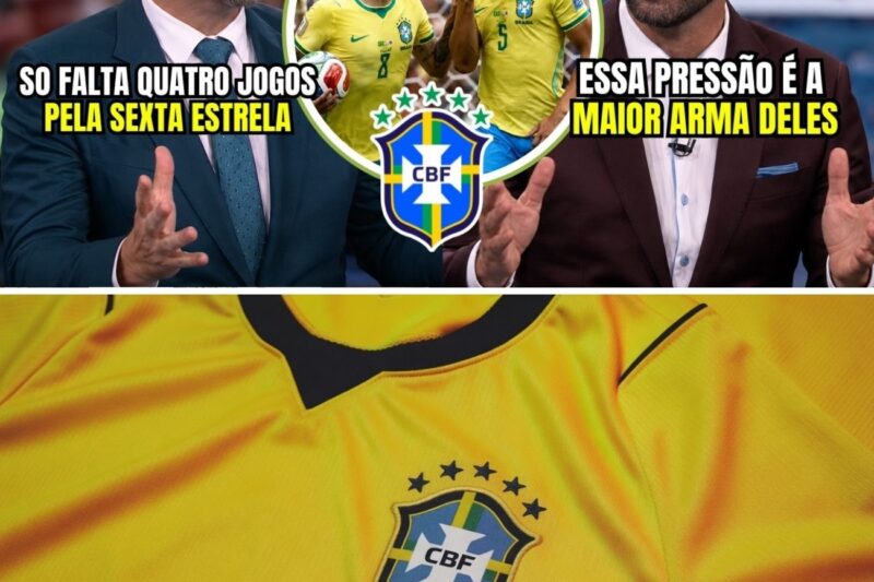 TV INGLESA SE RENDE AO NOVO BRASIL E JÁ SONHA COM A SEXTA ESTRELA NA COPA DO MUNDO