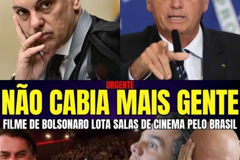 EXPLOSÃO NOS CINEMAS: Documentário de Jair Bolsonaro Lota Sessões, Provoca Reações em Cadeia e Arrasta Wagner Moura e Alexandre de Moraes Para o Centro de uma Polêmica Nacional Sem Precedentes
