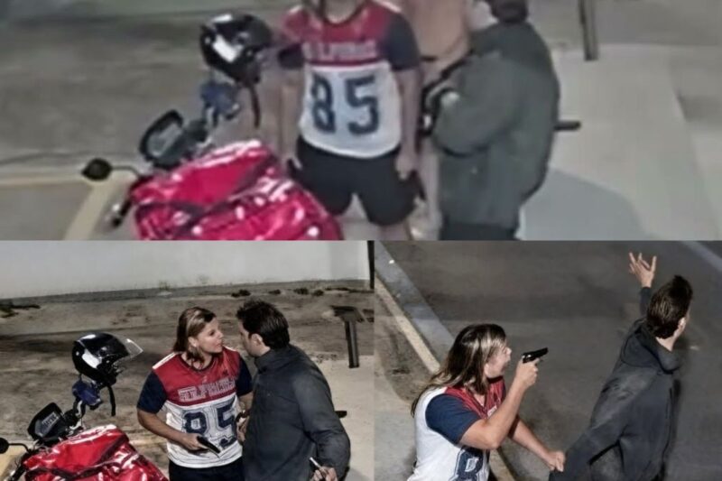 Mulher Surta com Entregadores, Saca Pistola e Provoca Guerra Civil em Condomínio