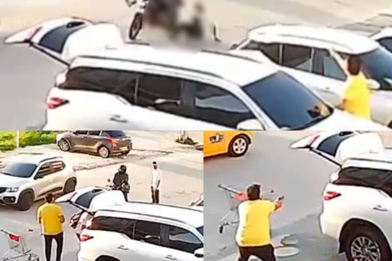 TIROTEIO CINEMATOGRÁFICO TERMINA COM CRIMINOSO MORTO, OUTRO BALEADO E POPULAÇÃO EM CHOQUE: “PARECIA GUERRA!