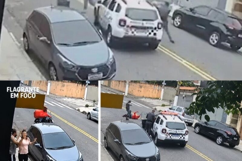 Falso Estafeta é Baleado e Atropelado pela Polícia Militar em Intervenção Alucinante no Capão Redondo
