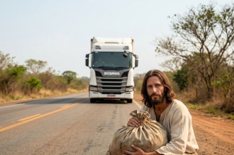 CAMINHONEIRO AJUDOU JESUS CRISTO NA ESTRADA… E O MILAGRE EM SUA VIDA
