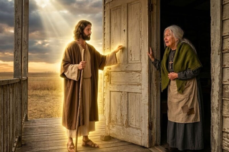 IDOSA ABANDONADA PELOS 4 FILHOS ACOLHE MENDIGO SEM SABER QUE ERA JESUS – O MILAGRE VAI TE EMOCIONAR!