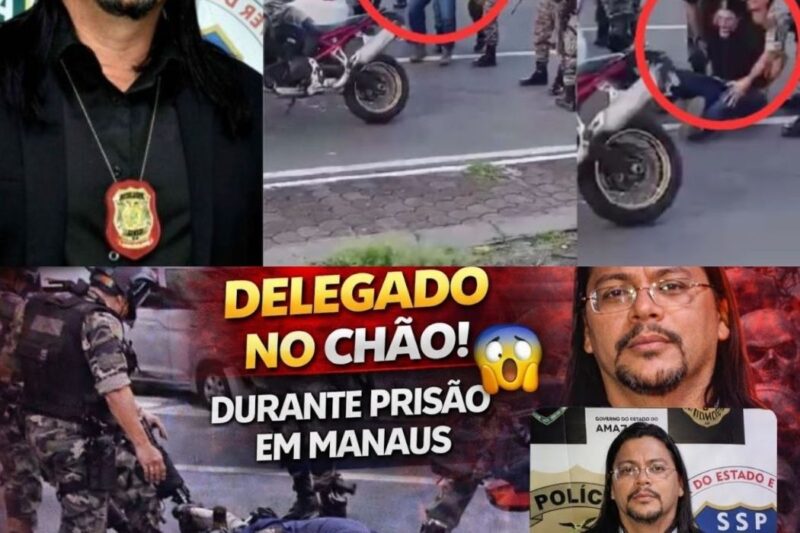 Escândalo em Manaus: Delegado da Polícia Civil é Algemado e Humilhado Após Extorsão de R$ 30 Mil