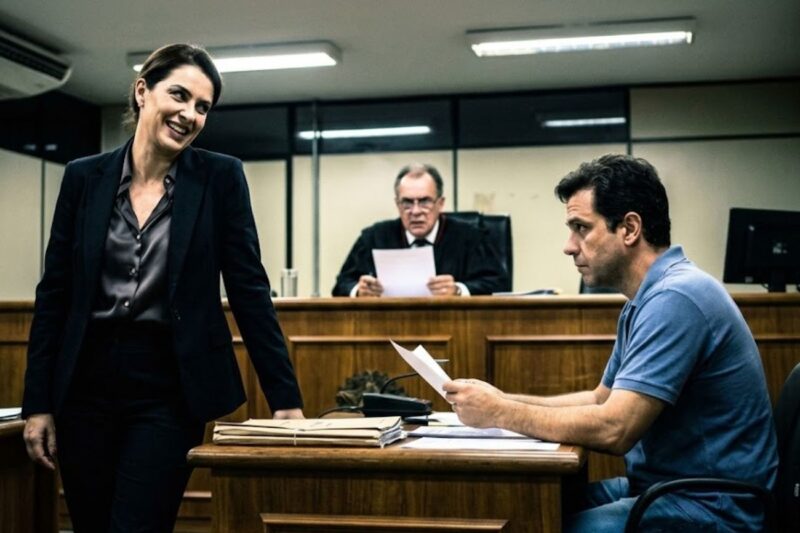 “Assina esse divórcio logo e cai fora daqui” — ela sorriu… mas a sentença do juiz virou o jogo