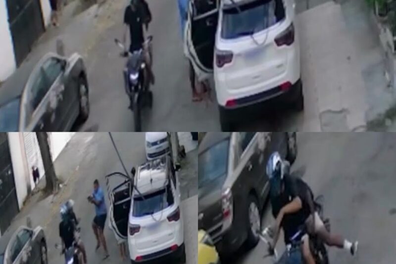 DESESPERO E CORAGEM: Policial reage a assalto com filha dentro do carro e confronto termina com criminosos neutralizados no Rio — ação relâmpago chocou moradores