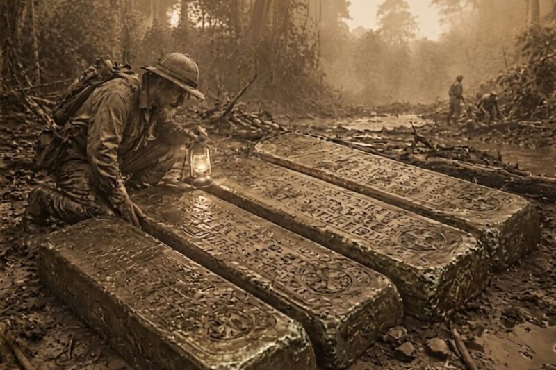 Encontraram Barras de Cobre no Fundo do Rio Amazonas, Marcados Com Uma Escrita que Ninguém Reconhece