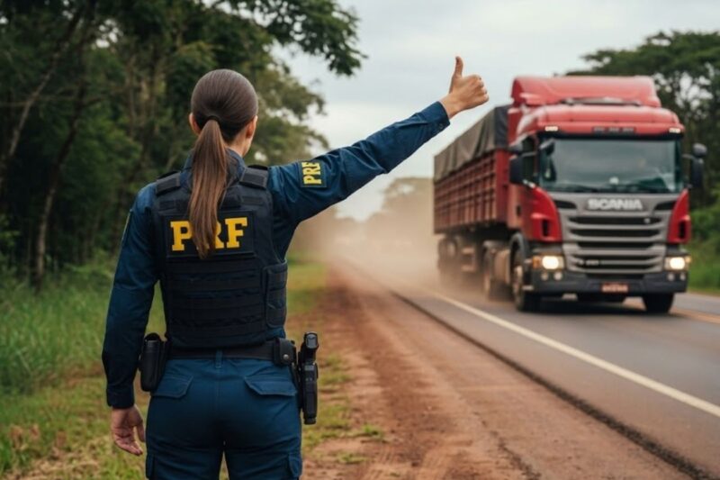 CAMINHONEIRO CASADO DEU CARONA PARA JOVEM PRF… E OS DOIS SE APAIXONARAM!