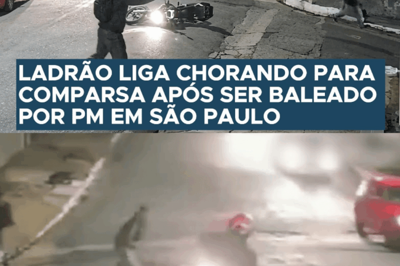 Ladrão Chora Após Levar Tiro de Policial: “Me Ajuda, Fiote” – Confronto Explosivo!