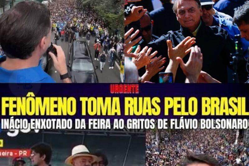 URGENTE: INÁCIO É ENXOTADO NA FEIRA AOS GRITOS DE FLÁVIO BOLSONARO! O FENÔMENO QUE ESTÁ TOMANDO AS RUAS PELO BRASIL!