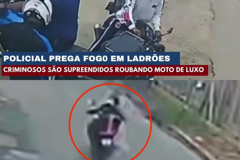 O preço da audácia: Policial à paisana reage a assalto violento em Guarulhos e menor de idade acaba abandonado pelo próprio comparsa após queda brutal de moto de luxo