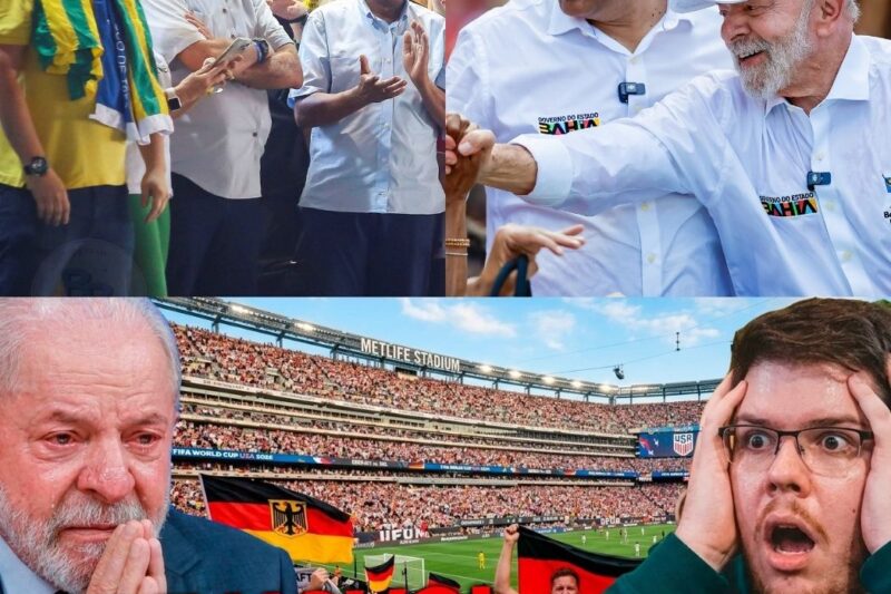 ESCÂNDALO INTERNACIONAL: LULA É ACHINCALHADO E CORRE EM ESTÁDIO LOTADO DURANTE JOGO CONTRA A ALEMANHA, CAZÉ TV ENTRA EM PÂNICO E TENTA ABAFAR O FIASCO AO VIVO!