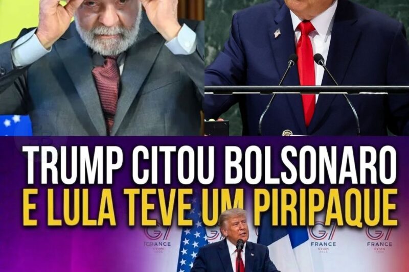 O APOCALIPSE DO EGO: Trump esmaga Lula no G7, elogia Bolsonaro e expõe o “Bananil” para o mundo inteiro!