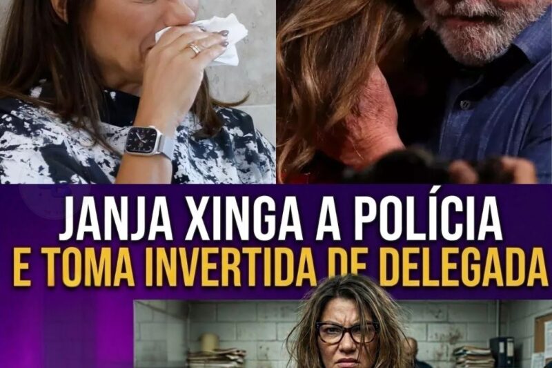 BOMBA! JANJA COMPROU BRIGA COM A POLÍCIA E SE DEU MUITO MAL APÓS HUMILHAÇÃO PÚBLICA DELEGADA RAQUEL GALINATTI DETONA A PRIMEIRA-DAMA: “ALIENAÇÃO OU DESONESTIDADE INTELECTUAL!”