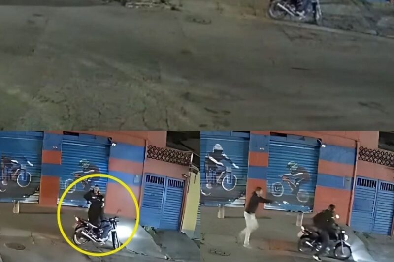 Bandido escolhe “vítima” errada em SP e o desfecho gravado por câmeras está paralisando a internet; Veja o que ele não viu