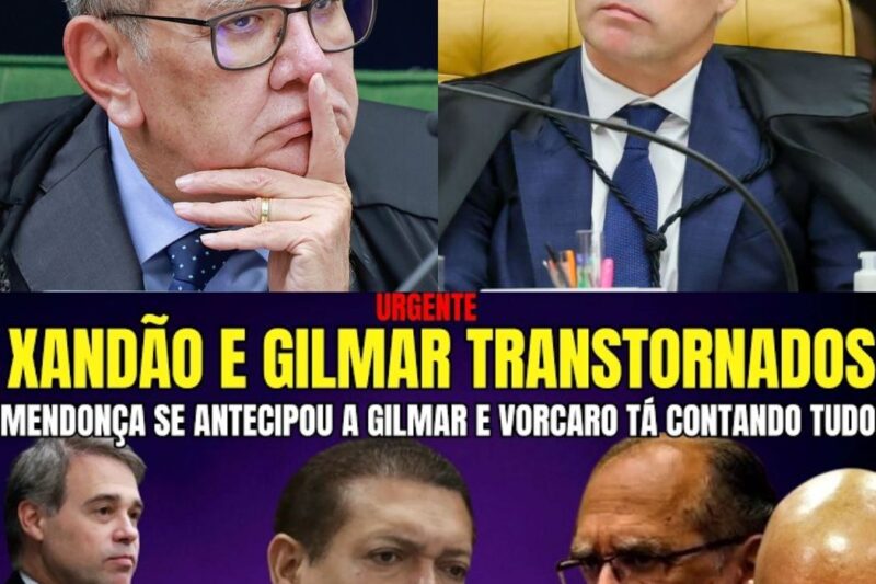 Mendonça Fecha Vorcaro na PF, Ele Começa a Delatar e Xandão com Gilmar Ficam Transtornados: O Maior Escândalo do STF Está Só Começando
