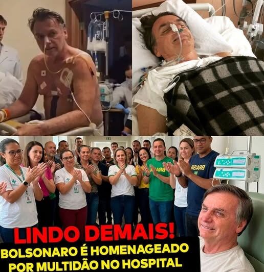 BRASIL EM CHOQUE: MULTIDÃO SE REÚNE EM FRENTE AO HOSPITAL E UM MOMENTO EMOCIONANTE ENVOLVENDO JAIR BOLSONARO VIRA O CENTRO DE UMA COMOÇÃO NACIONAL