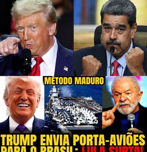 TRUMP EM AÇÃO? RUMORES DE MOVIMENTAÇÃO MILITAR NO ATLÂNTICO SUL, TENSÃO DIPLOMÁTICA E TEORIAS EXPLOSIVAS AGITAM BRASIL E EUA