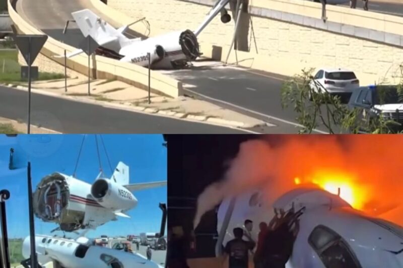 TRAGÉDIA NOS CÉUS: Jato de Luxo despenca em rodovia, explode ao meio e mata Bilionário da Tecnologia; Crianças são resgatadas do Inferno de Chamas!