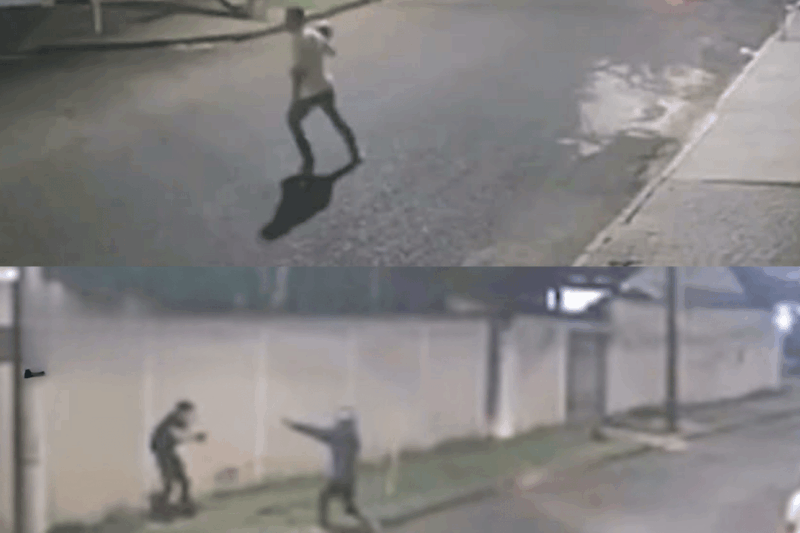 Fúria e coragem: Adolescente de 16 anos descobre arma falsa, caça assaltantes de moto e imobiliza criminoso no meio da rua