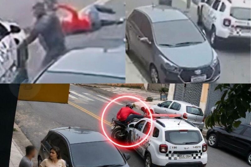 “ACHOU QUE IA SAIR IMPUNE, MAS METEU A CARA NA VIATURA DA PM”: assaltante de alianças é derrubado em segundos após colisão brutal durante fuga em avenida movimentada