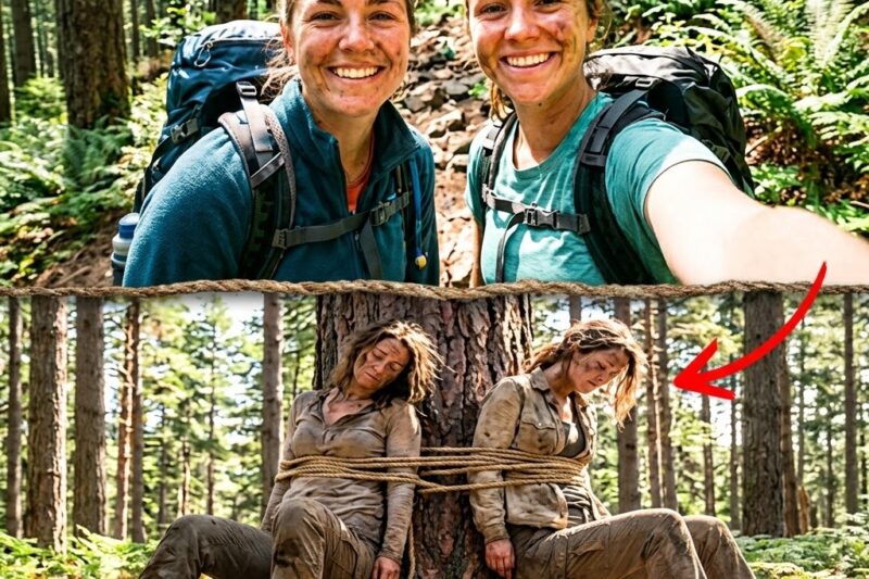 Duas irmãs desaparecidas em floresta do Oregon – 3 meses depois, encontradas amarradas a uma árvore, inconscientes.