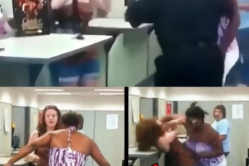 ‘VOCÊ ACHOU QUE IA FICAR IMPUNE?’, gritou a vítima antes de fazer justiça com as próprias mãos! 👊💥 O racismo na fila do banco encontrou resistência bruta. Depois de ser humilhada pela cor, a mulher não baixou a cabeça e o contra-ataque foi imediato: empurrão, queda e a agressora prensada contra a parede! A cena de revolta que está parando a internet mostra que preconceito não tem mais vez. Confira os detalhes dessa treta que viralizou no primeiro comentário!