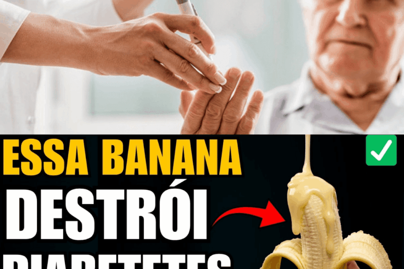 SAÚDE PARA IDOSOS! Por que pessoas com diabetes devem comer este tipo de banana antes de dormir todas as noites?