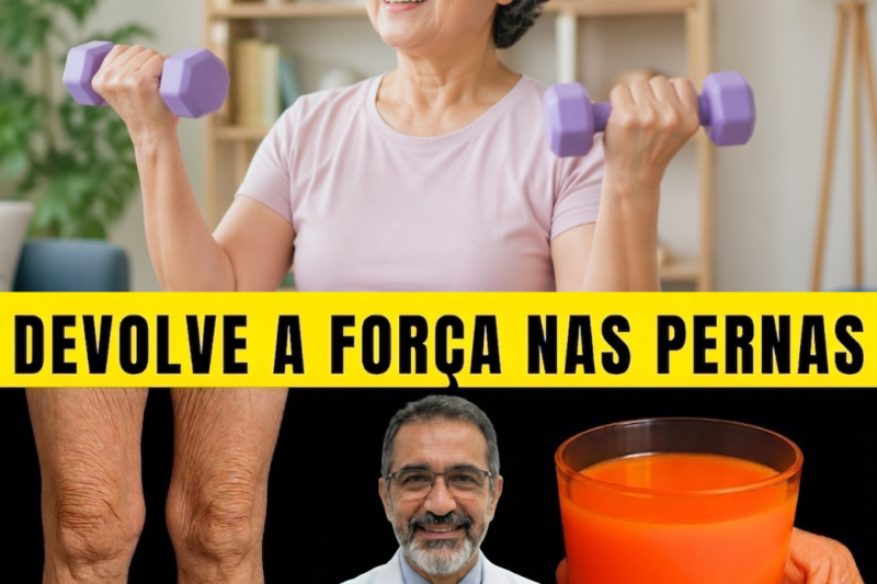 Dicas de Saúde Para Idosos – Bebida Simples Para Fortalecer os Músculos dos Idosos