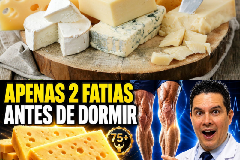 Revela o Queijo que Reconstrói os Músculos e Supera os Ovos após os 75 Anos