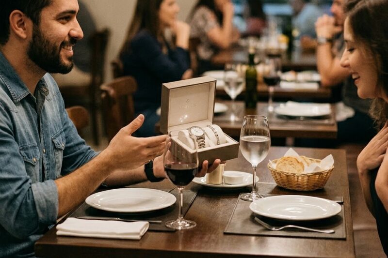 No nosso aniversário, minha esposa fez hora extra com o chefe… então dei o presente dela pra outra