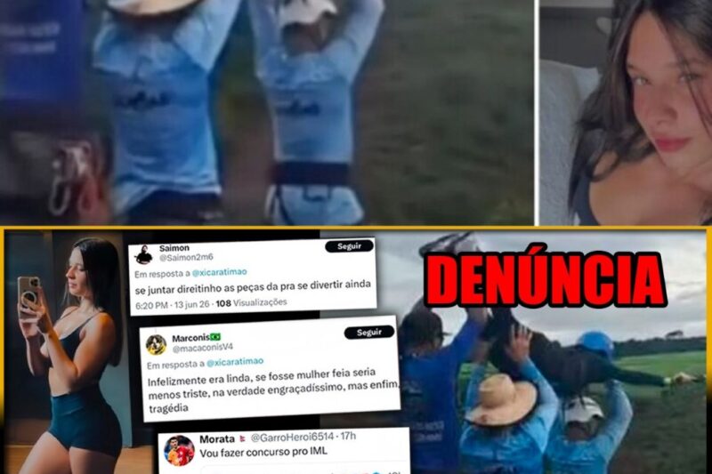 A tragédia que chocou Limeira agora ganha um contorno ainda mais macabro e repugnante nas redes sociais. Enquanto a família e os amigos de Maria Eduarda vivem o luto profundo após o acidente fatal na Ponte do Esqueleto, internautas covardes utilizam a internet para sexualizar o corpo da jovem, inclusive após a morte. É um desrespeito sem precedentes que expõe a face mais cruel e doentia da sociedade atual. Até onde vai a falta de humanidade dessas pessoas? Confira a denúncia completa e saiba como agir contra essa barbárie.